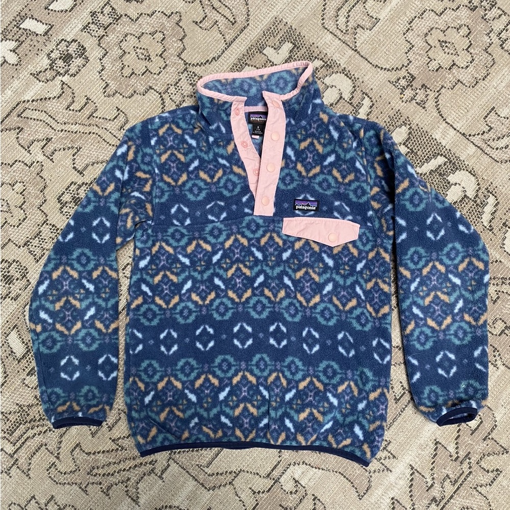 Patagonia Synchilla Snap-T pullover kids small